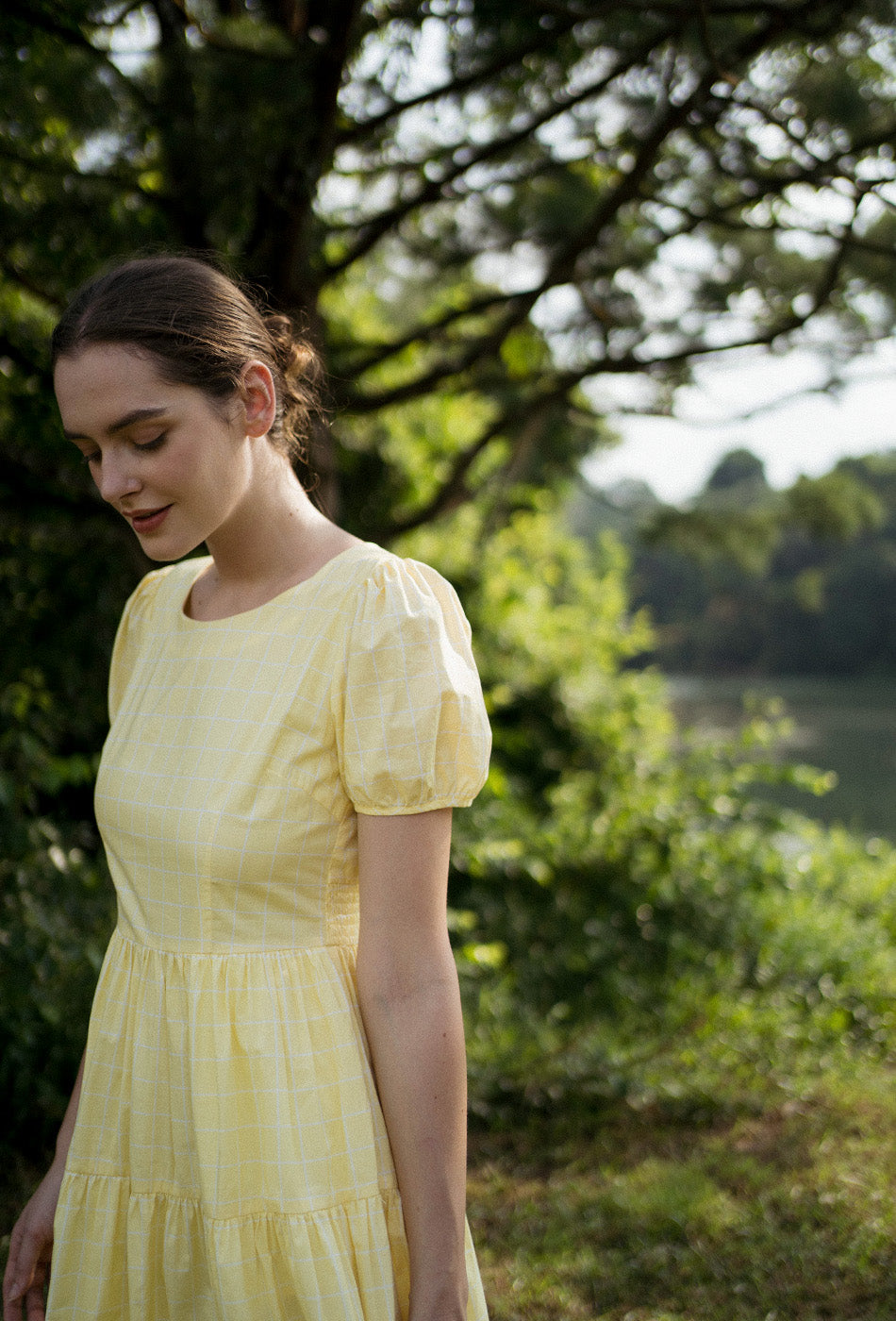 Tea II Cotton Dress in Buttermilk – Lili & Do