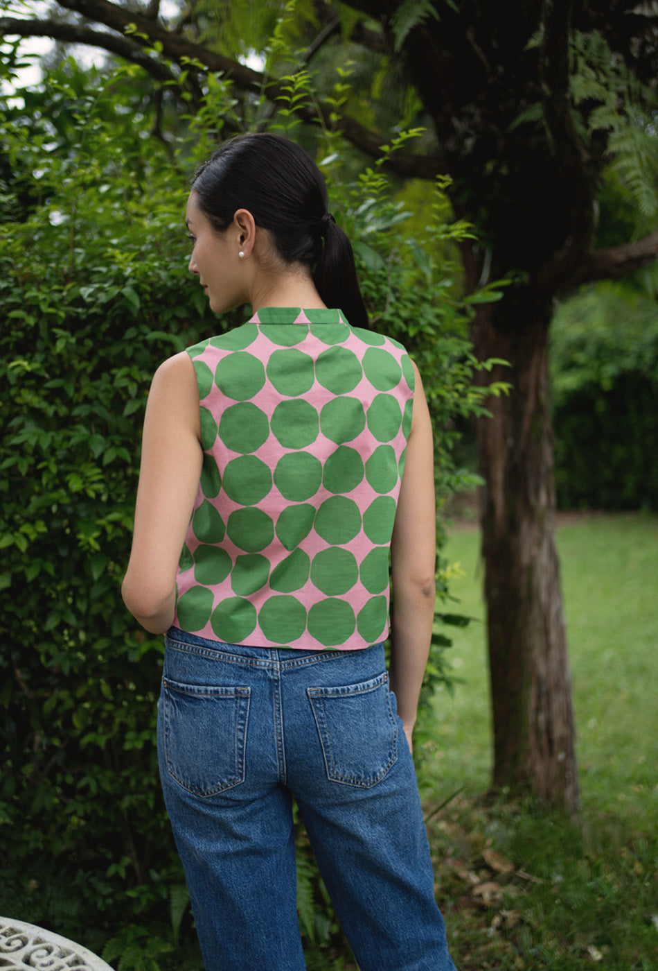 A Moment in Time Cheongsam Top in Roseleaf