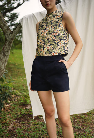 
                  
                    Warm Rays Cotton Shorts in Blue
                  
                