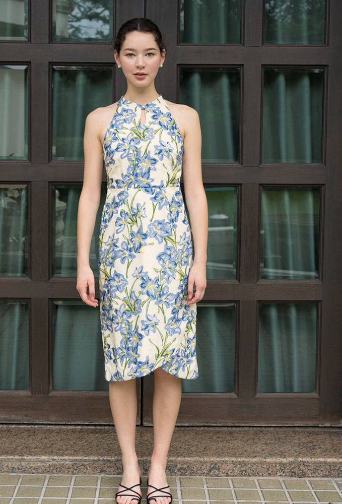 
                  
                    Beloved Cotton Cheongsam in Blue Bliss
                  
                