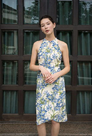 
                  
                    Beloved Cotton Cheongsam in Blue Bliss
                  
                