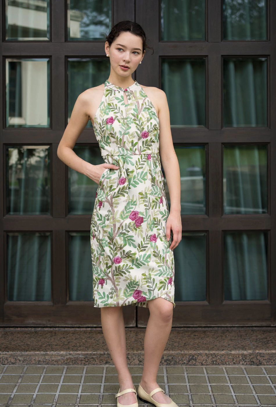 Beloved Cotton Cheongsam in Tropical Escapes