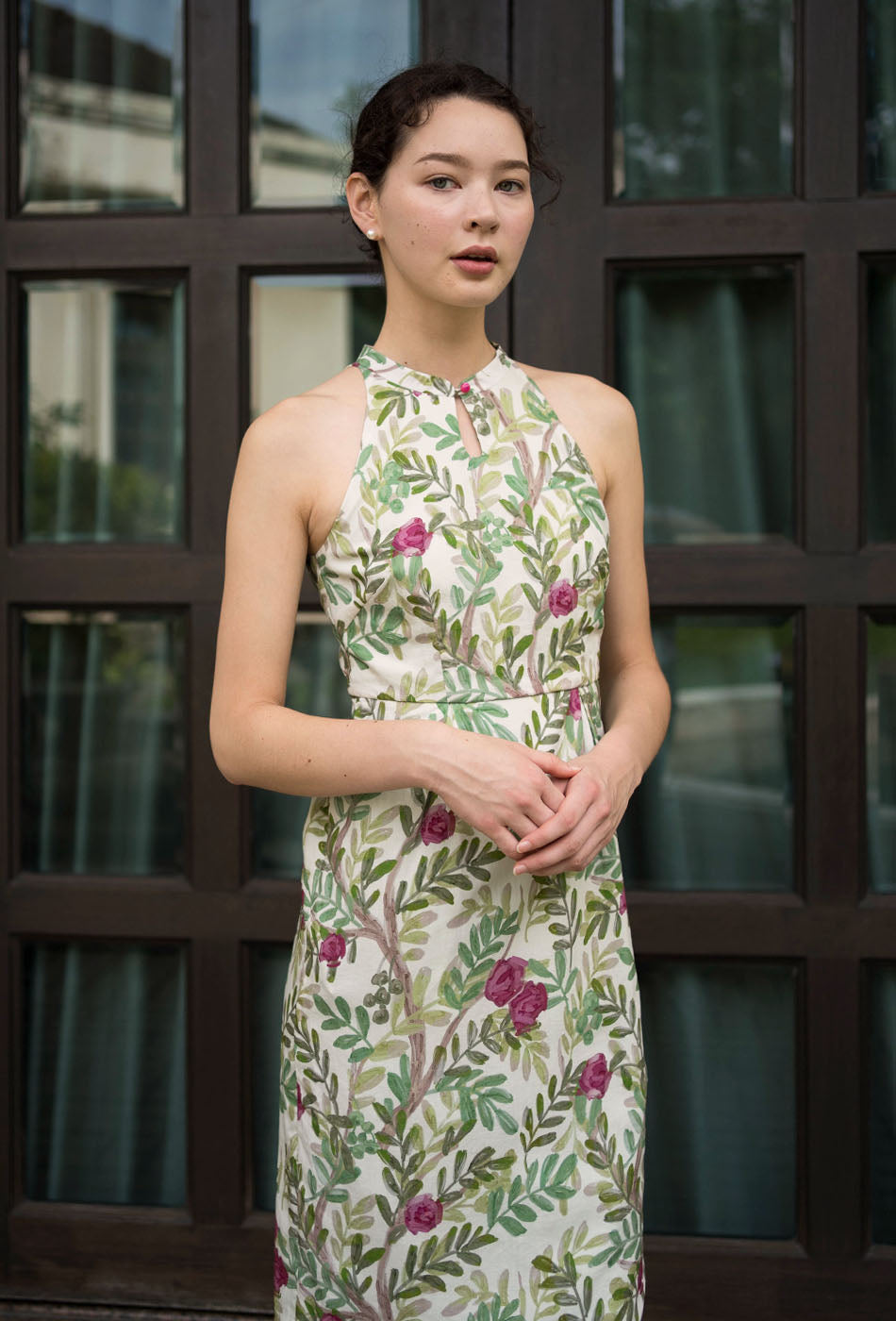 Beloved Cotton Cheongsam in Tropical Escapes