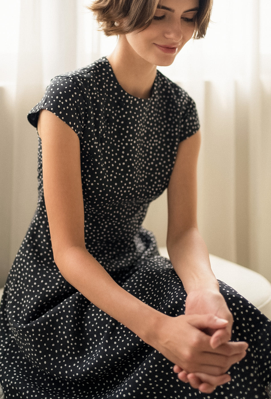 Brighter than Sunshine Cotton Cheongsam in Freckles