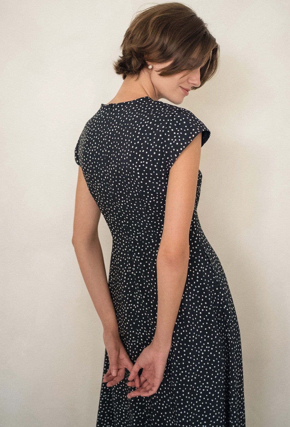 Brighter than Sunshine Cotton Cheongsam in Freckles