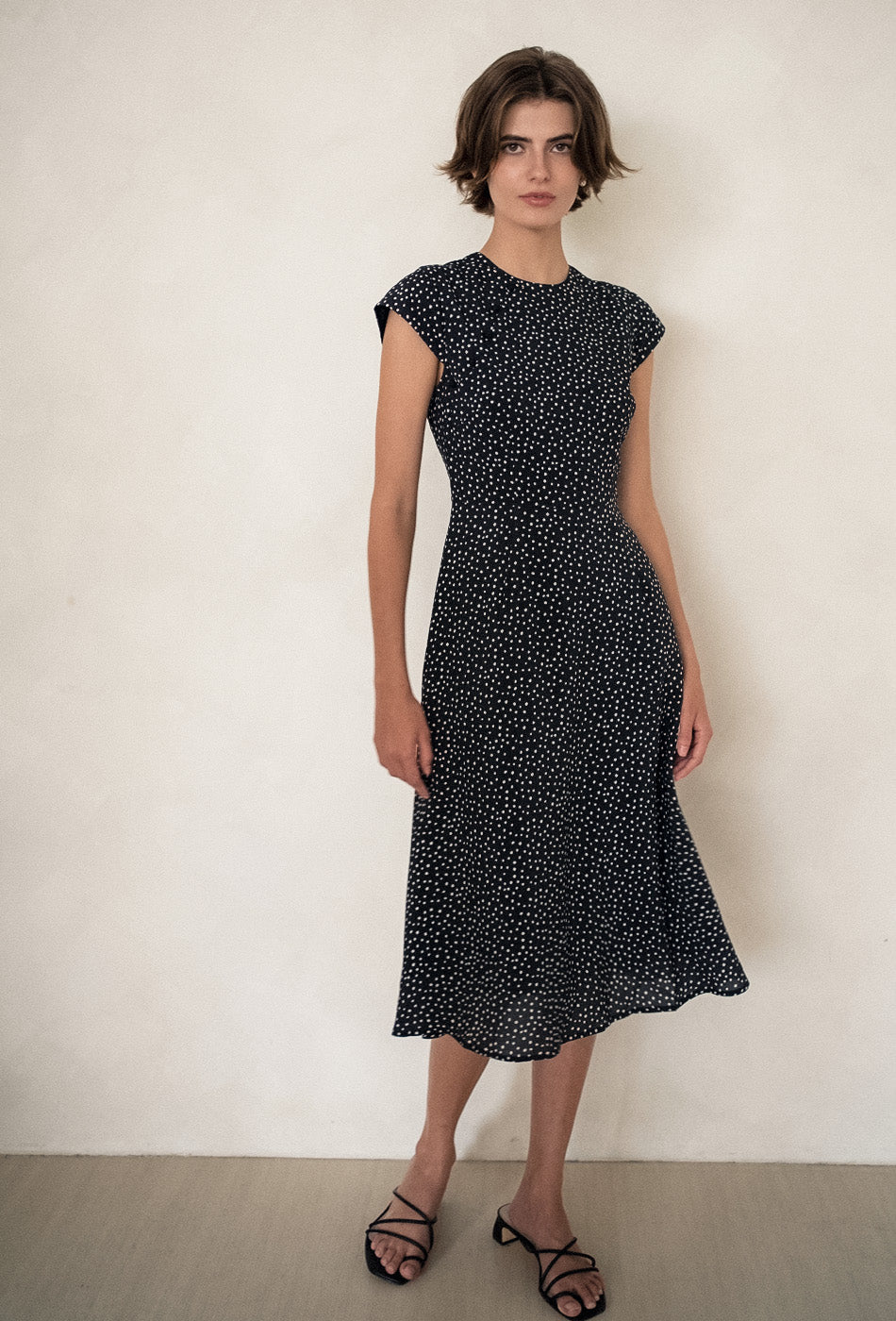 Brighter than Sunshine Cotton Cheongsam in Freckles