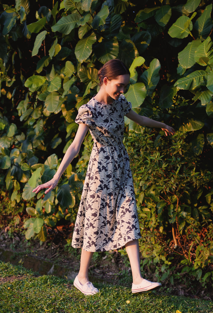 
                  
                    Stole My Heart Cotton Dress in Nightfall Stroll
                  
                