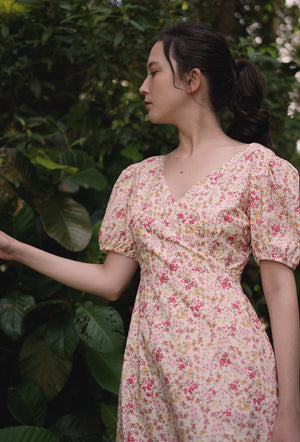 
                  
                    Dessert Over Tea II Cotton Dress in Rosy Afters
                  
                