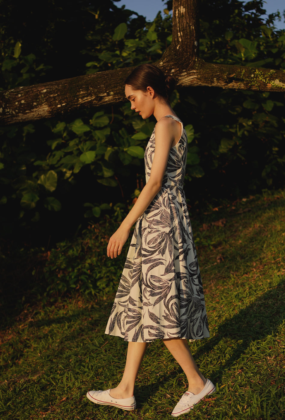 Annecy Cotton Dress in Secret Keeper