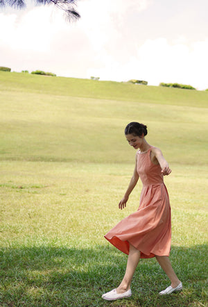 
                  
                    Annecy Cotton Dress in Peachy Pink
                  
                