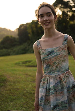 
                  
                    Classic Day Cotton Dress in To the Mountains
                  
                