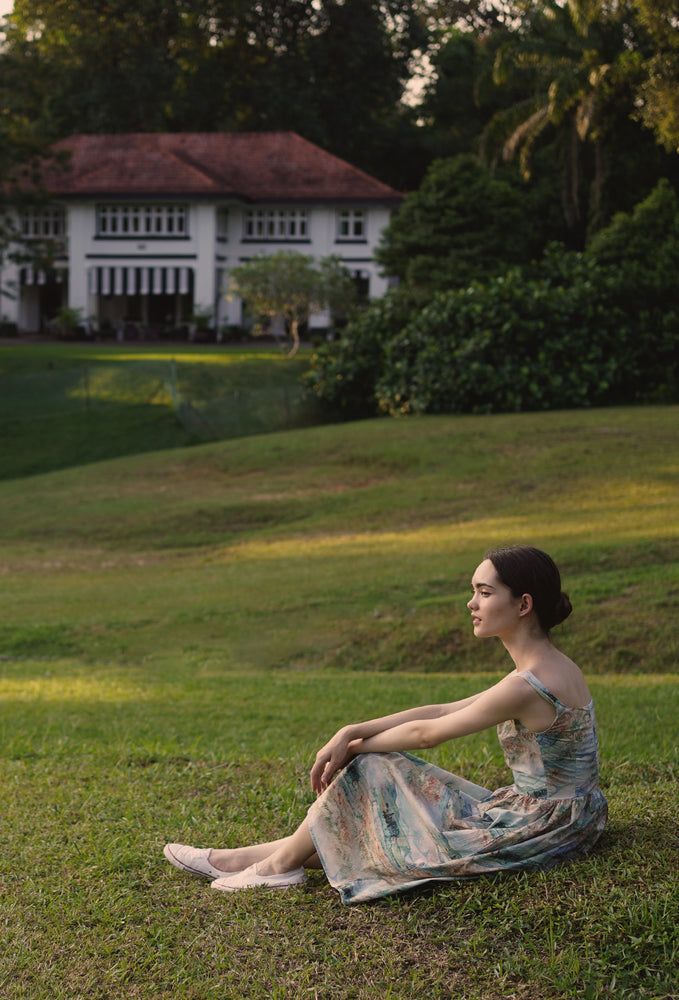 
                  
                    Classic Day Cotton Dress in To the Mountains
                  
                