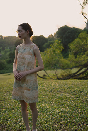 
                  
                    Pancakes for Dinner Cotton Dress in Autumn Fields
                  
                