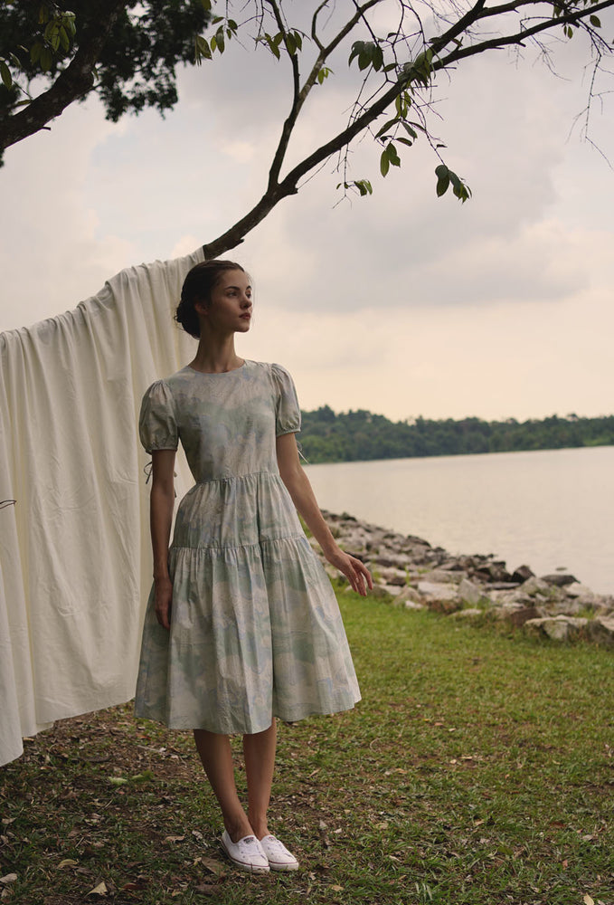 
                  
                    Tea Cotton Dress in London Skies
                  
                