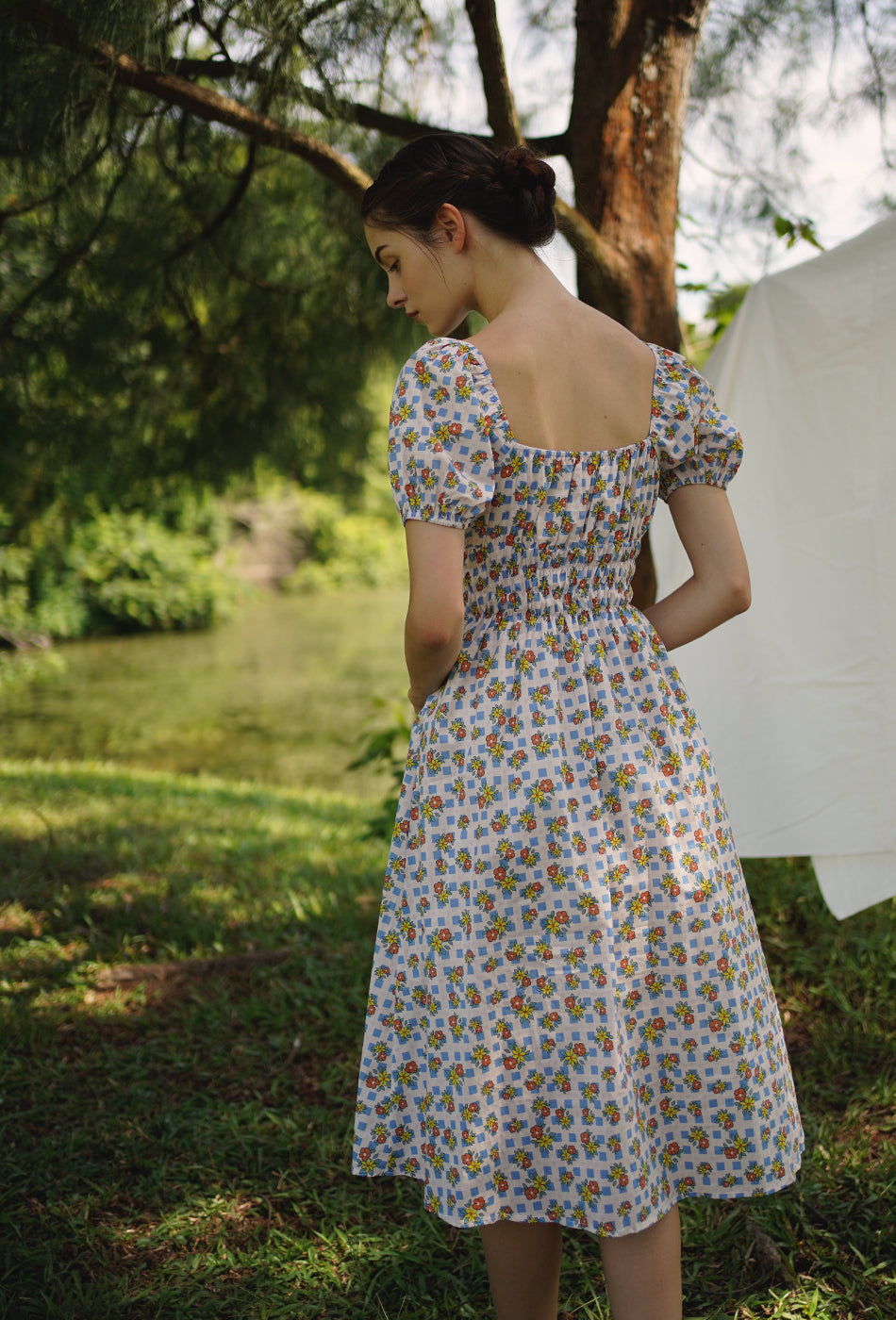 The Vineyard Cotton Dress in Good O' Days