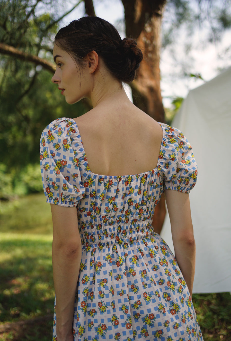 The Vineyard Cotton Dress in Good O' Days