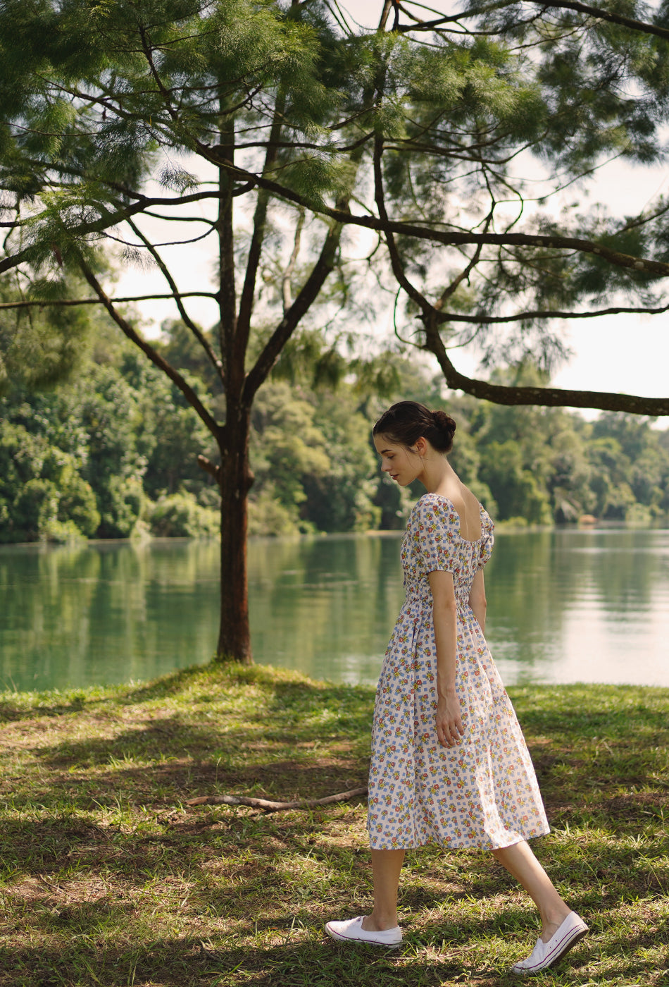 The Vineyard Cotton Dress in Good O' Days