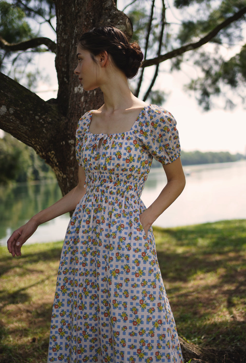 The Vineyard Cotton Dress in Good O' Days