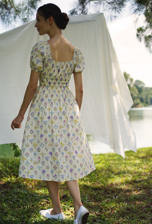 
                  
                    The Vineyard Cotton Dress in Yellow Market
                  
                