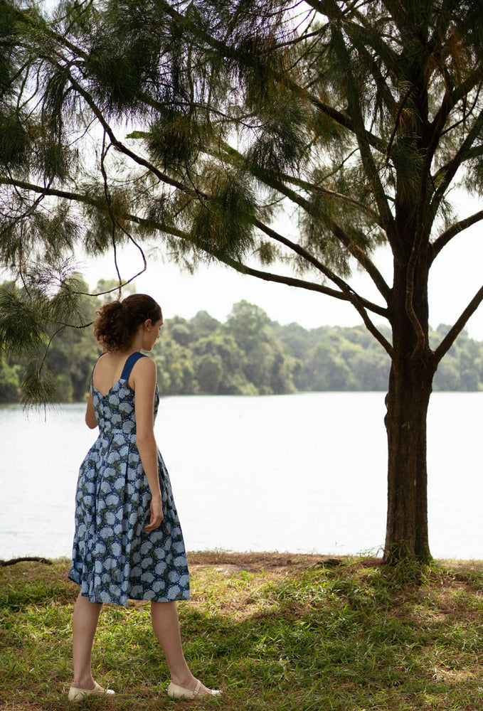 
                  
                    Golden Hour Cotton Dress in Blue Hydrangea
                  
                