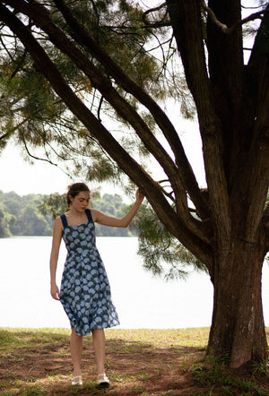 
                  
                    Golden Hour Cotton Dress in Blue Hydrangea
                  
                