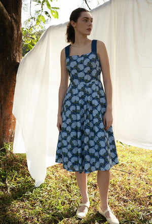 
                  
                    Golden Hour Cotton Dress in Blue Hydrangea
                  
                