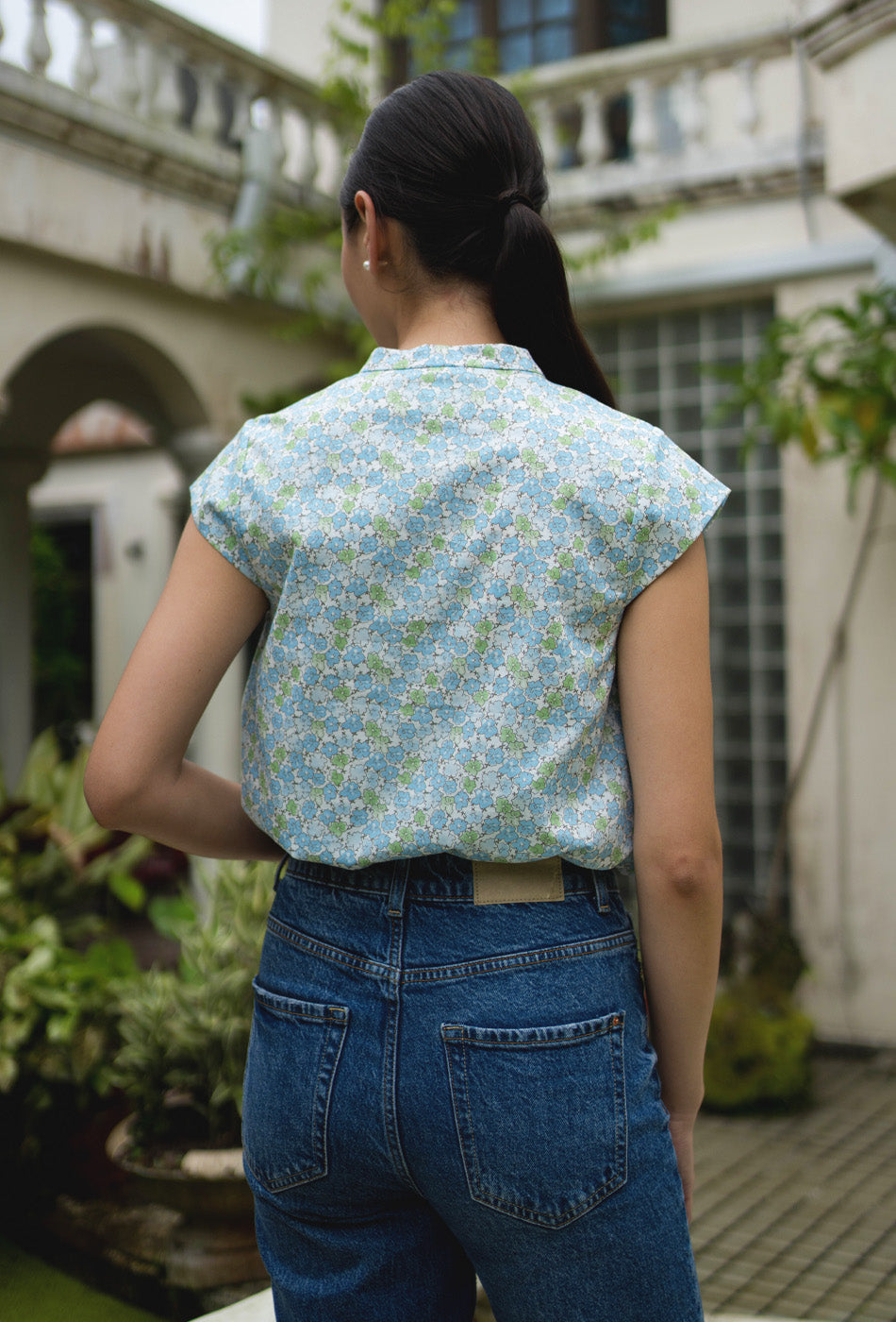 Gran’s Letter Cheongsam Top in Bellarine