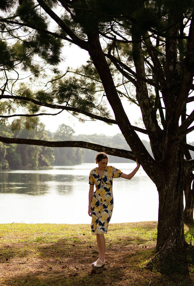 
                  
                    Honey, Honey Cotton Dress in Fresh Lemons
                  
                