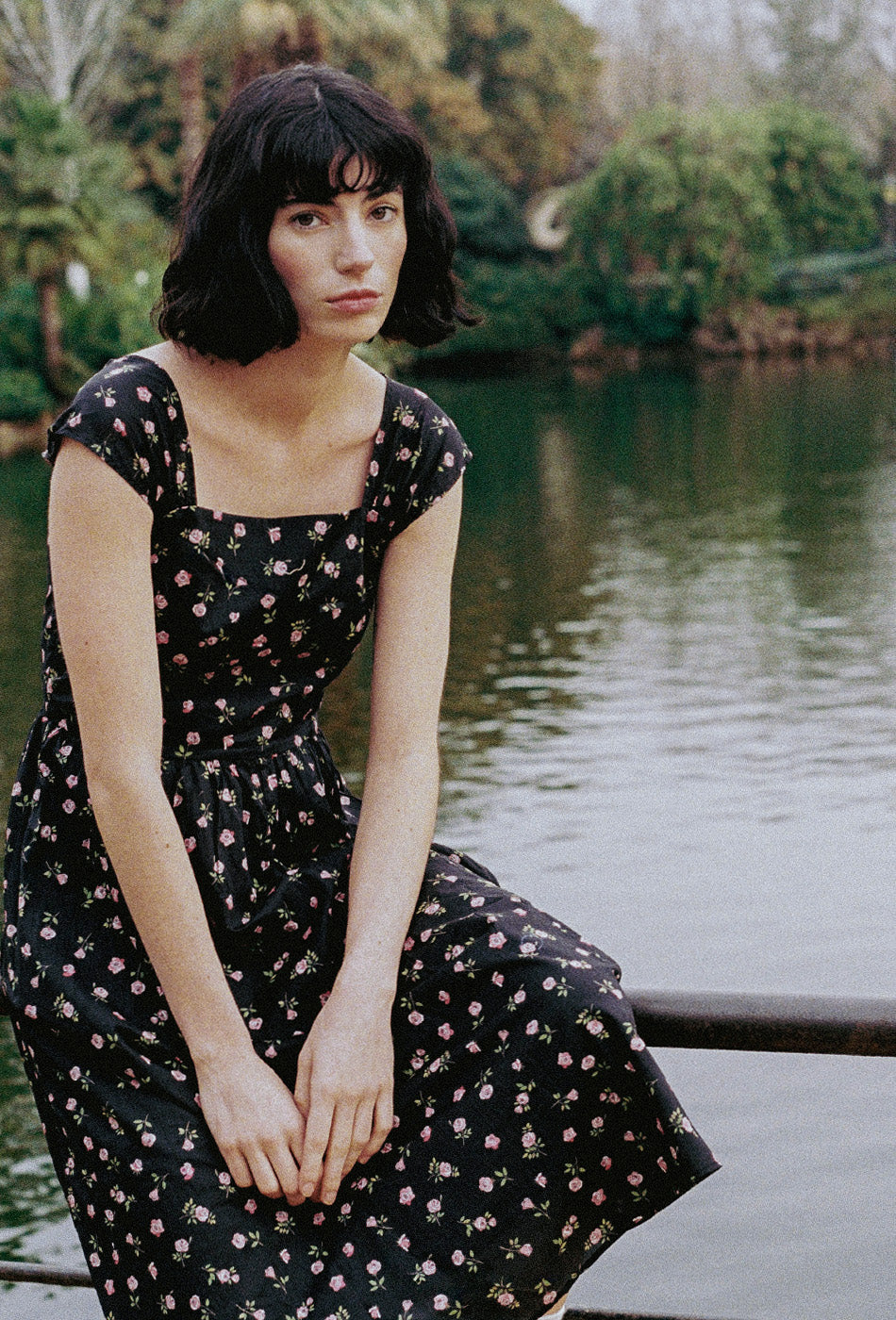 Love Comes Knockin' II Cotton Dress in Rosy Haven