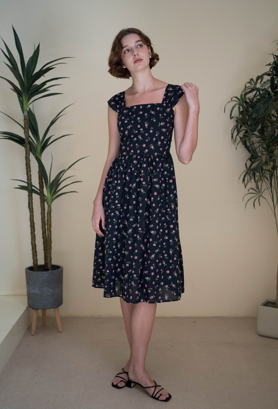 Love Comes Knockin' II Cotton Dress in Rosy Haven