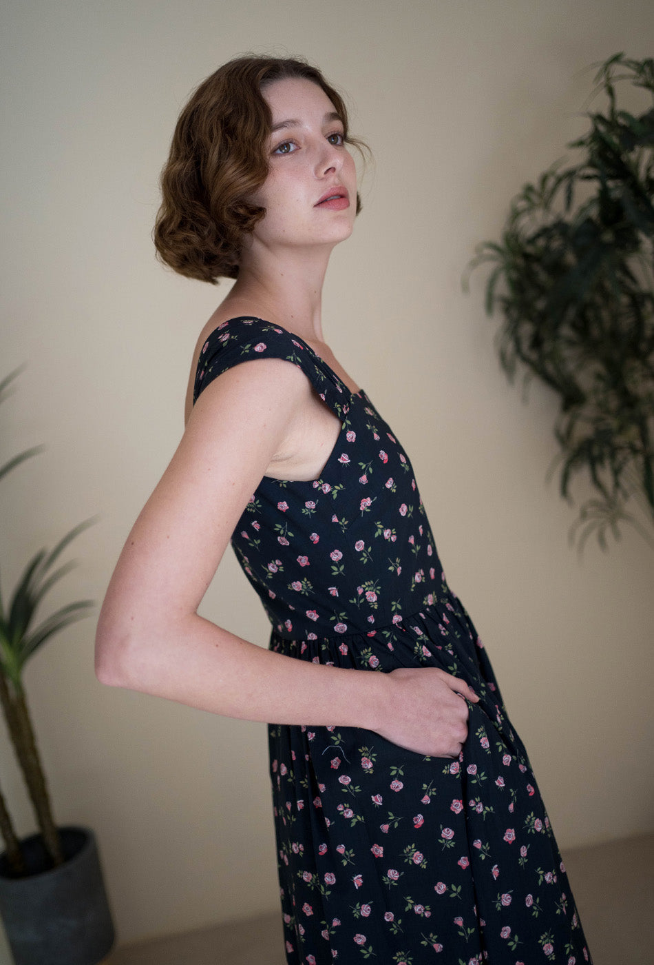 Love Comes Knockin' II Cotton Dress in Rosy Haven