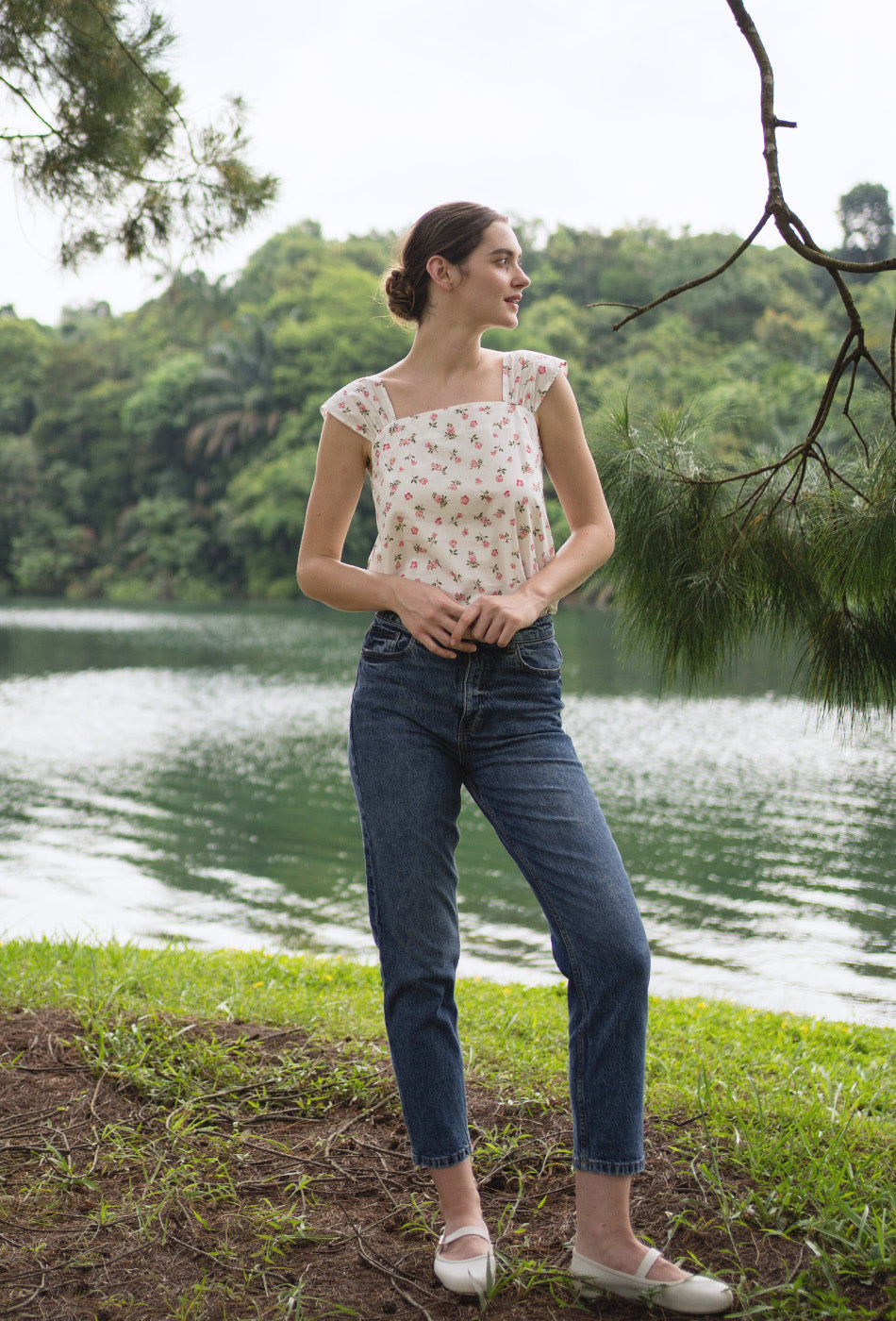 Love Comes Knockin' II Cotton Top in Rosy Glow