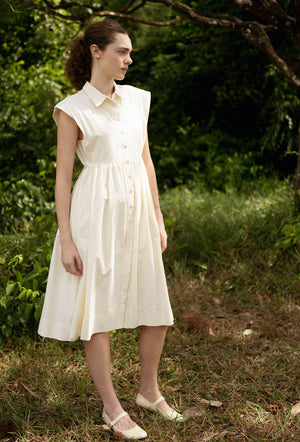 
                  
                    Memory Lane Cotton Dress in Cream
                  
                