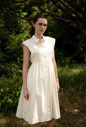 
                  
                    Memory Lane Cotton Dress in Cream
                  
                