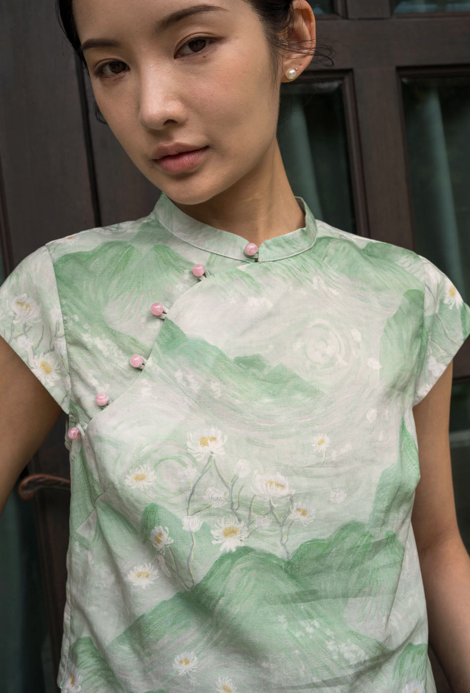 Recipe for Love Cheongsam Top in Wildflowers