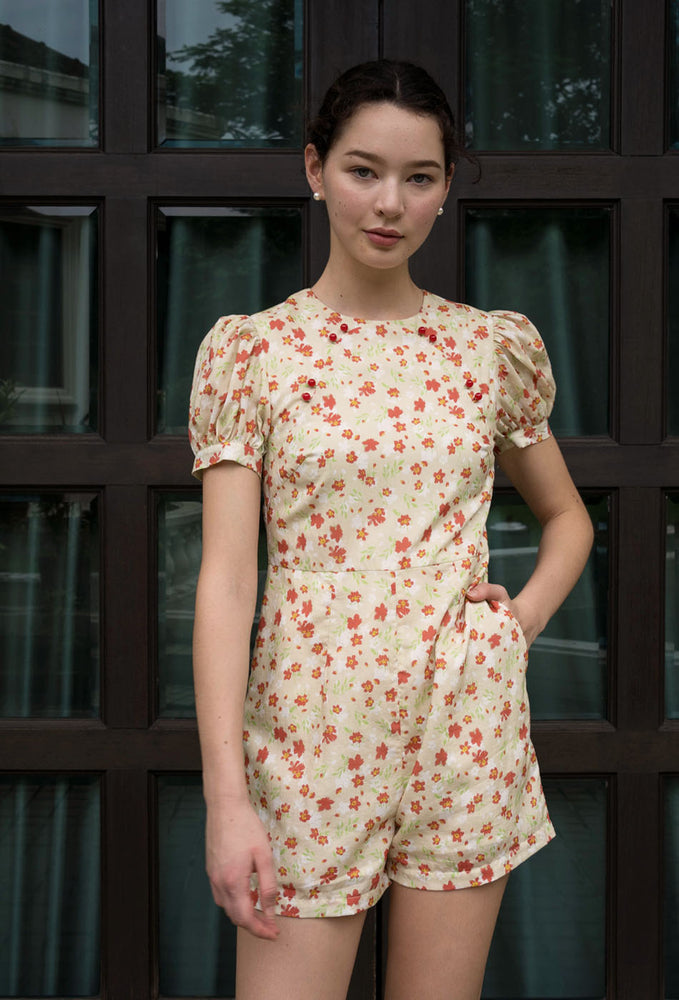 
                  
                    Sunlit Garden Cheongsam Romper in Sun Ready
                  
                