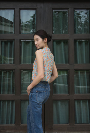 
                  
                    Sweet Treat Cheongsam Top in Lush Garden
                  
                