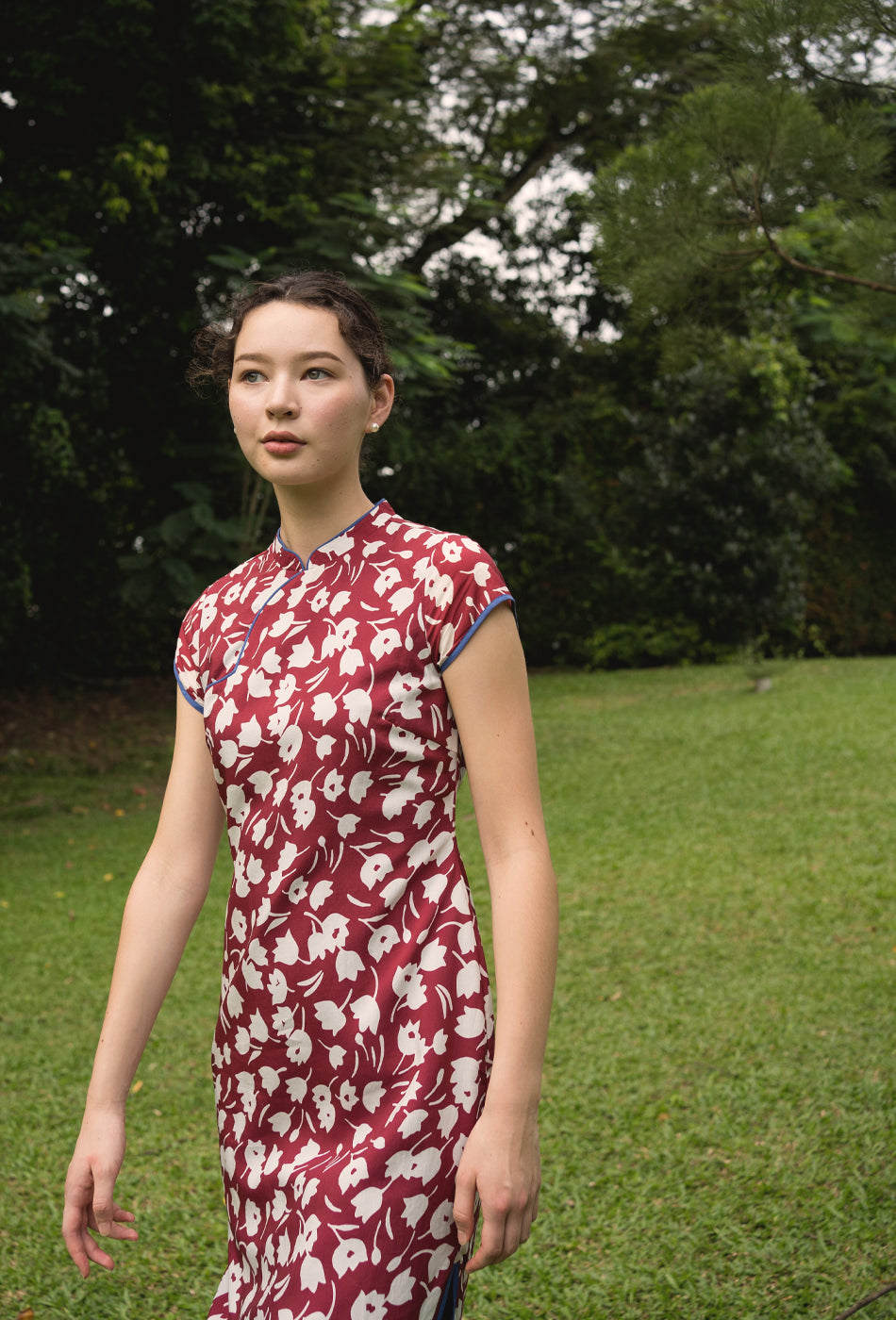 That's Amore Cotton Cheongsam in Flourish