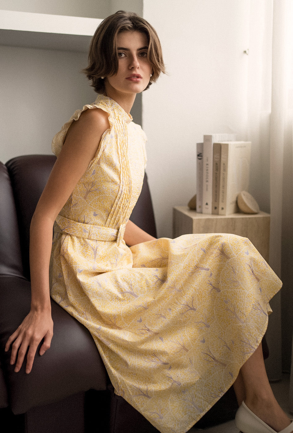 The Evermore Cotton Cheongsam in Golden Grove