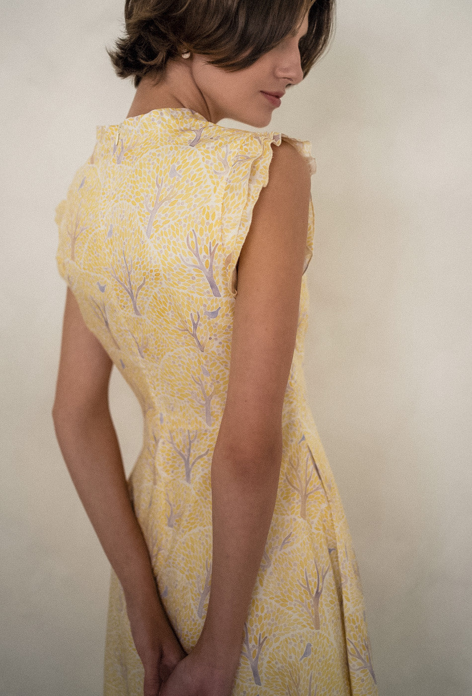 The Evermore Cotton Cheongsam in Golden Grove