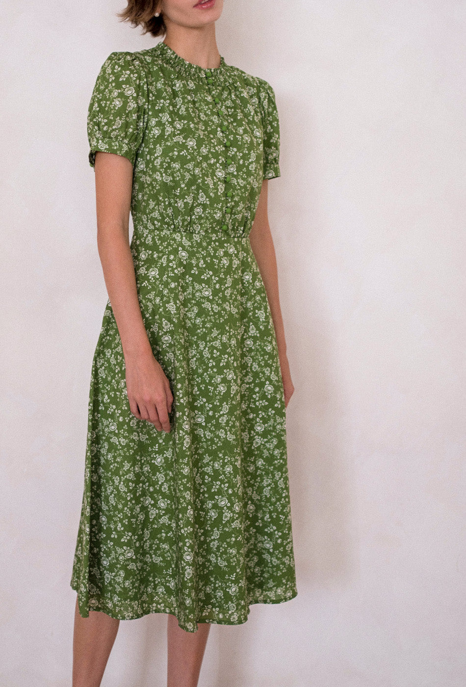 [Pre-order] The Look of Love Cotton Dress in Rosier