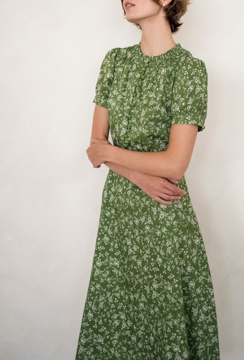 [Pre-order] The Look of Love Cotton Dress in Rosier