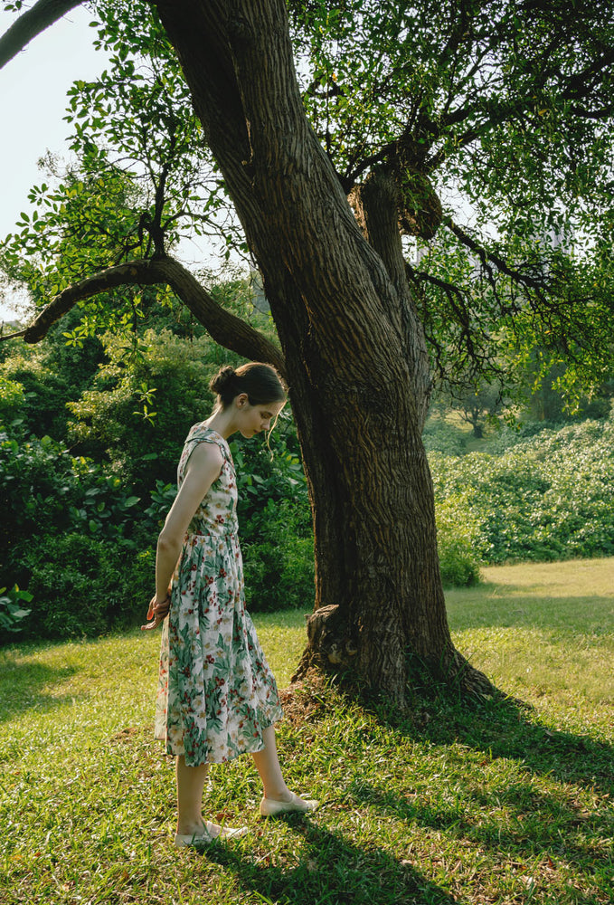 
                  
                    Vintage Sunshine Cotton Dress in Garden Green
                  
                