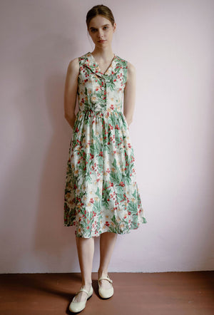 
                  
                    Vintage Sunshine Cotton Dress in Garden Green
                  
                