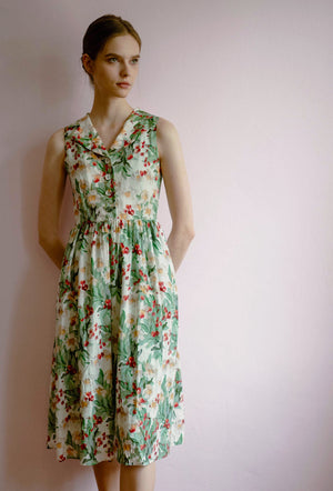 
                  
                    Vintage Sunshine Cotton Dress in Garden Green
                  
                