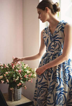 
                  
                    Vintage Sunshine Cotton Dress in Rustic Charm
                  
                