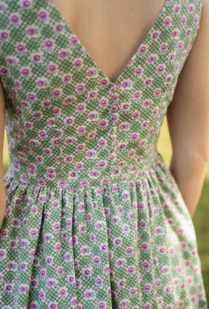 
                  
                    Wandering Through Time Cotton Dress in Vintage Romance
                  
                