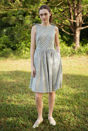 
                  
                    Wandering Through Time Cotton Dress in Vintage Romance
                  
                