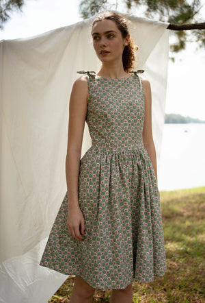 
                  
                    Wandering Through Time Cotton Dress in Vintage Romance
                  
                