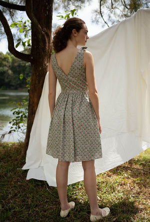 
                  
                    Wandering Through Time Cotton Dress in Vintage Romance
                  
                